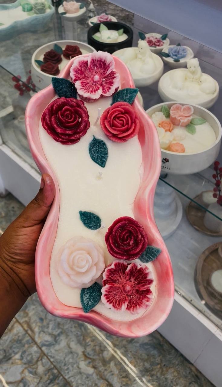 Rose Bloom Candle