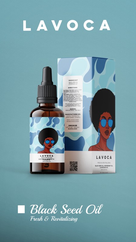 Lavoca black seed skin and hair oil